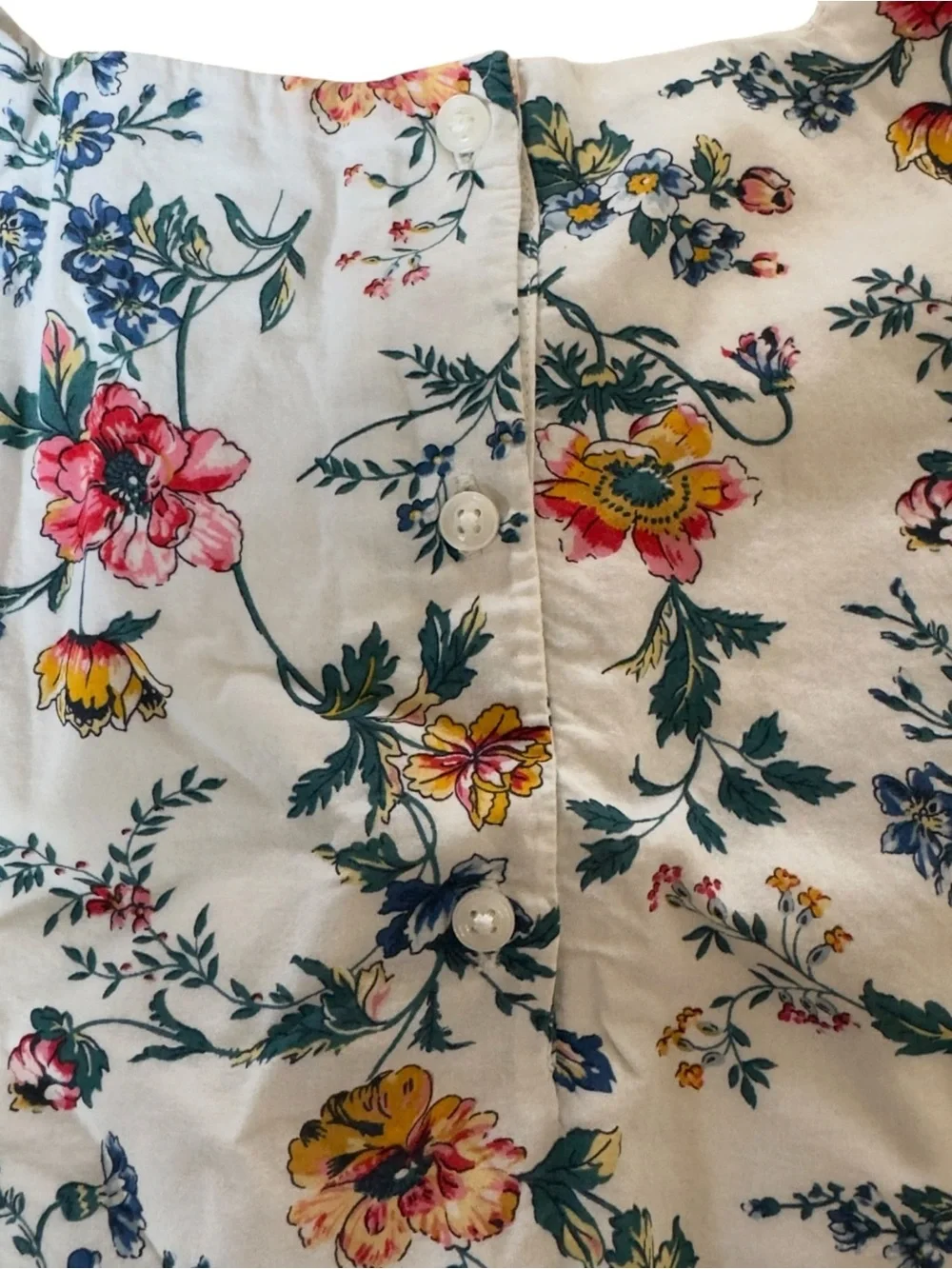 Janie and Jack Girls Floral Cotton Top Size 5⁠